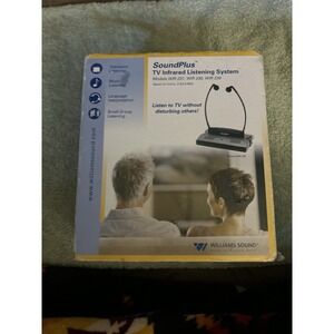 Sound Plus TV Infrared Listening System WIR 237 NEW